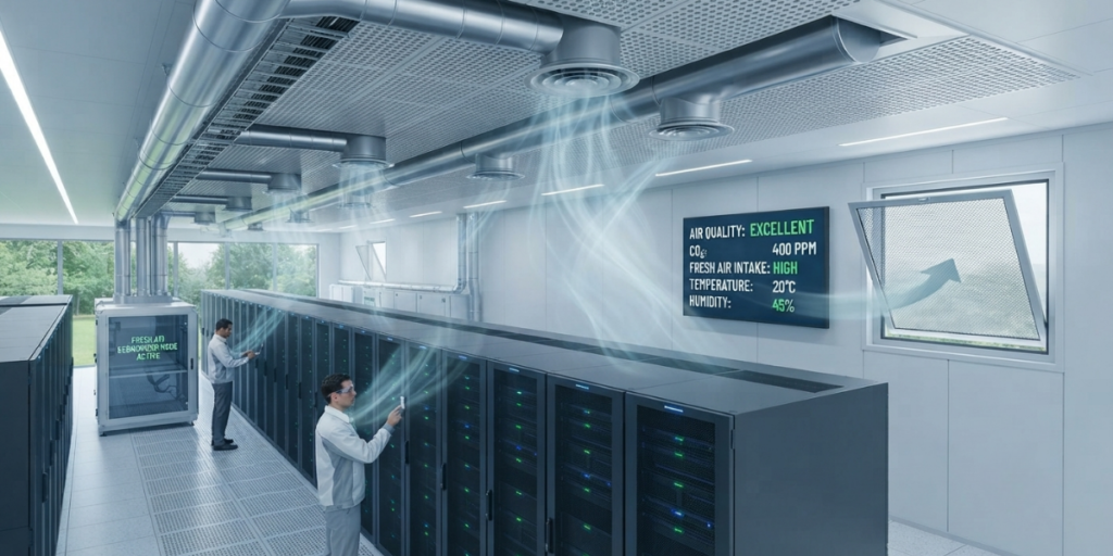 Fresh Air Ventilation in Data Centers
